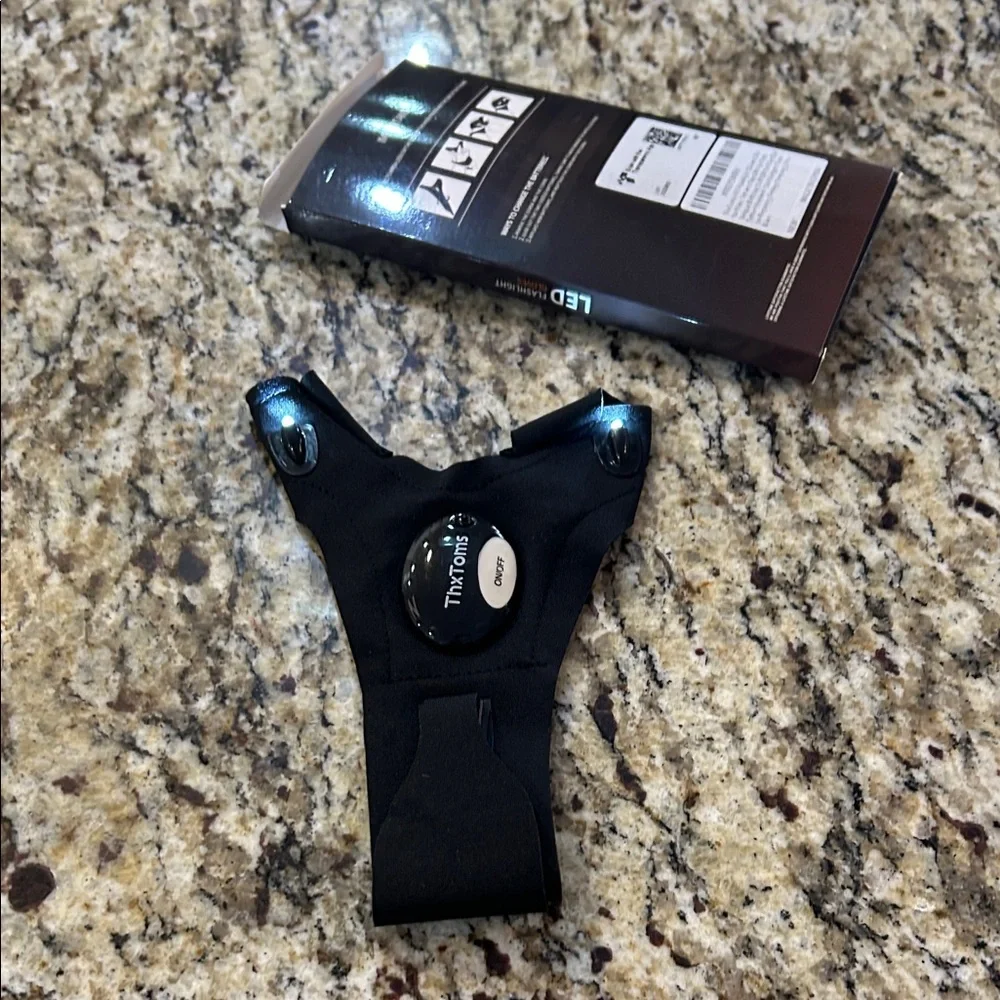 ThxToms Black Wearable Flashlight 2 gloves with lights